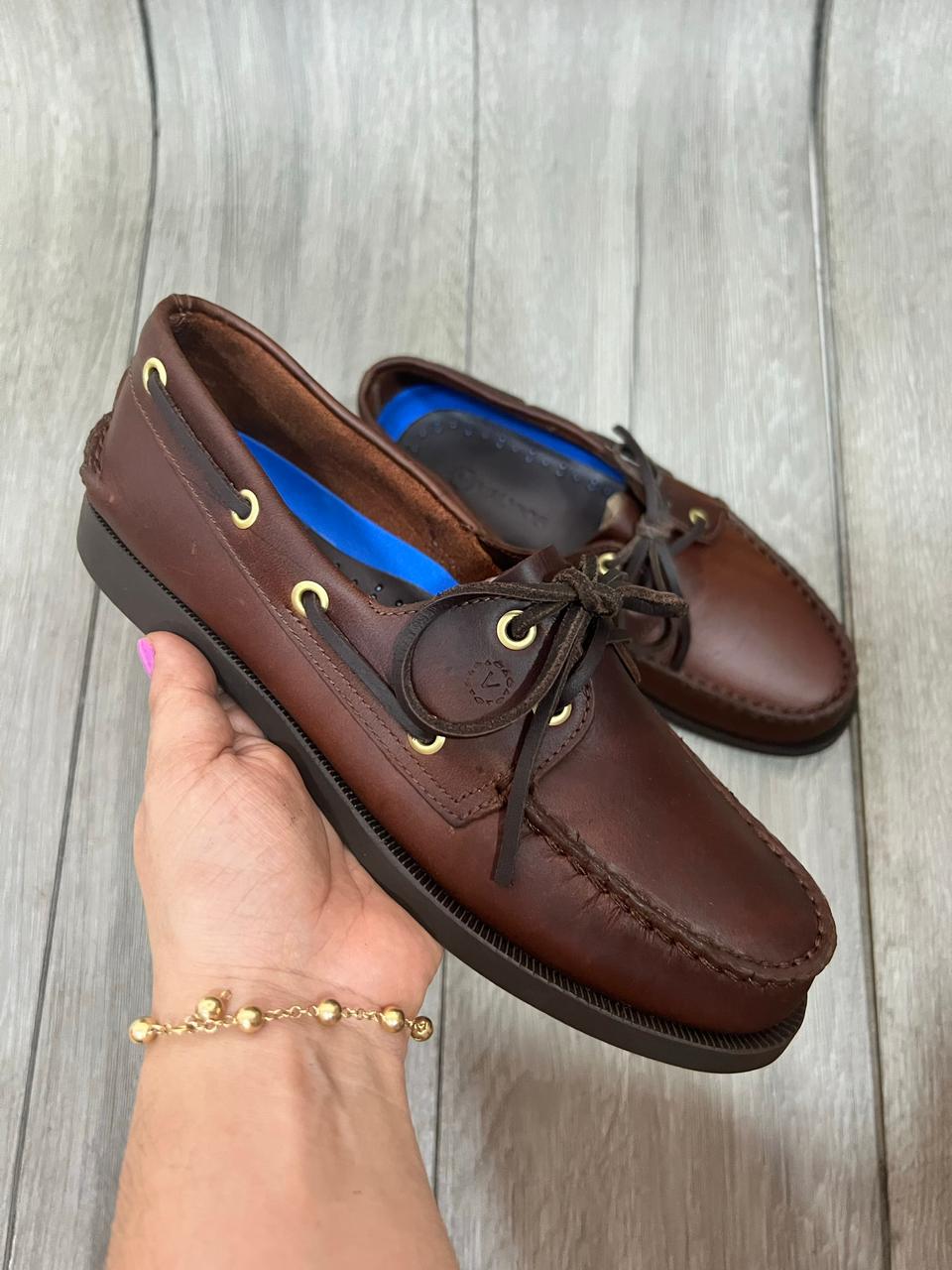 ZAPATOS DE HOMBRE SPERRY AMARETTO SUELA CAFE SP01EM109