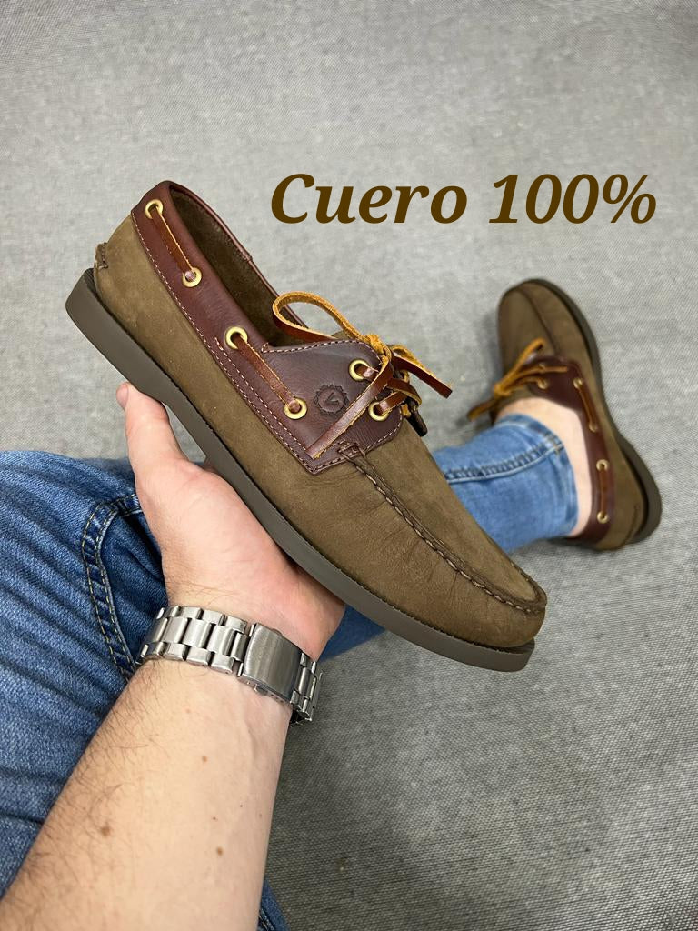 ZAPATOS HOMBRE SP NOBUCK VISONE X HAMPTON COÑAC VERSALLES COÑAC SP01EM86